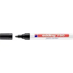 edding Lackmarker 750 Rundspitze 4 mm Schwarz