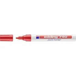 edding 750 Lackmarker Mittel Rundspitze Rot