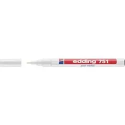 edding 751 Lackmarker Fein Rundspitze Weiß