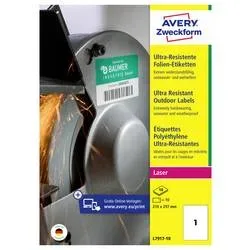 AVERY ZWECKFORM Etiketten 210x297mm L7917-10 weiss ultra-resistant
