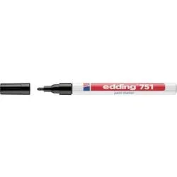 edding 751 Lackmarker Fein Rundspitze Schwarz
