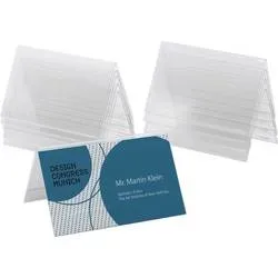 SIGEL Tischsteller Gr. 2 100x60mm TA136 transparent 10 St&uuml;ck