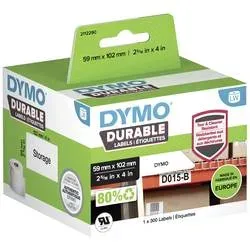 DYMO LW 2112290 Etiketten Weiss Selbstklebend 102 x 59 mm 300 Etiketten