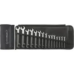 Stahlwille 96400651 12/15 PC Doppel-Maulschlüssel-Satz 15teilig Schlüsselweite (Metrisch) 3.2 - 14 mm