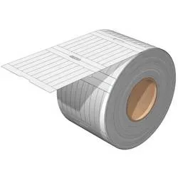 Weidmüller 2518620000 ELS 7/40 MM WS Leitermarkierer Montage-Art: aufclipsen Beschriftungsfläche: 6.30 x 40 mm Weiß