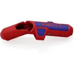 Knipex 16 95 02 SB ErgoStrip Kabelentmanteler Geeignet für Rundkabel, Feuchtraumkabel, Datenkabel, Koaxialkabel 4.8 bis