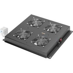 Digitus DN-19 FAN-4-B-N 19 Zoll 4 x Netzwerkschrank-Lüfter 1 HE Festeinbau, mit Schalter Geeignet für Schranktiefe: ab