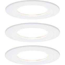 Paulmann Nova Bad-Einbauleuchte 3er Set LED LED 18 W IP44 Weiß (matt)