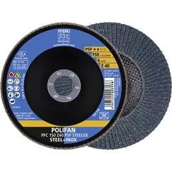 PFERD TOOLS 67764150 Z Psf Steelox Fächerschleifscheibe Durchmesser 150 mm Bohrungs-Ø 22.23 mm Körnung (num) 40 10 St.