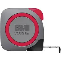 BMI Taschenbandmaß VARIO 3m EG1 Bandbreite 13mm ABS-Kunstst. 411341820-EGI Maßband 3 m Stahl