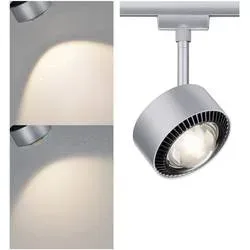 Paulmann Aldan Hochvolt-Schienensystem-Leuchte URail LED fest eingebaut 9 W LED Chrom (matt)