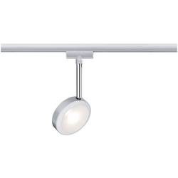 Paulmann URail Discus Hochvolt-Schienensystem-Leuchte URail LED fest eingebaut 5 W LED Chrom (matt), Chrom