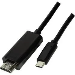 LogiLink - USB-C -> HDMI 2.0 4K 1,8 m, 1,5 Meter