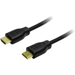 LogiLink HDMI Anschlusskabel HDMI-A Stecker, HDMI-A Stecker 15.00 m Schwarz CH0054 4K UHD HDMI-Kabel