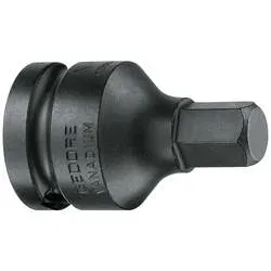 Kraftschraubersteckschlüsseleinsatz IN K 19 1/2 Zoll SW 17mm L.50mm GEDORE