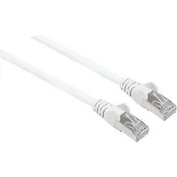 Intellinet 741927 RJ45 Patchkabel CAT 6a (Rohkabel CAT 7) S/FTP 15.00 m Weiß Halogenfrei 1 St.