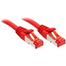 LINDY 47740 RJ45 Patchkabel CAT 6 S/FTP 20.00 m Rot vergoldete Steckkontakte 1 St.