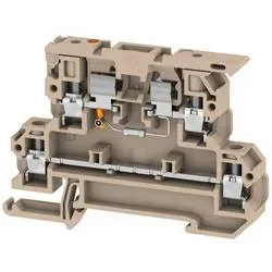Weidmüller 9915820001 Sicherungsklemme 4 mm Schrauben Beige 50 St.