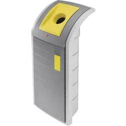 Hailo ProfiLine WSB Design PLUS XXXL 9125900 Wertstoffbehälter 120 l Kunststoff (B x H x T) 500 x 1100 x 450 mm Grau 1