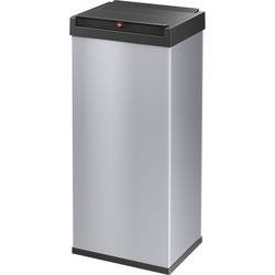 Hailo Schwingdeckel-Abfallbox Big-Box Swing Volumen 52 l, BxHxT 340 x 770 x 260 mm Behälter silber