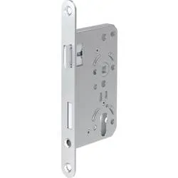Basi 9810-6521 Einsteck-Zimmertürschloss Silber