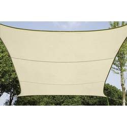 Perel Sonnensegel 500 cm, Quadratisch