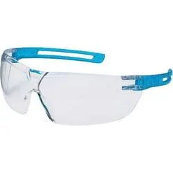 uvex x-fit 9199265 Schutzbrille Blau, Transluzent