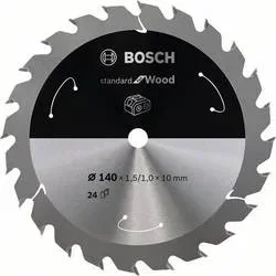 Bosch Accessories 2608837669 2608837669 Hartmetall Kreissägeblatt 140 x 10 mm Zähneanzahl: 24 1 St.