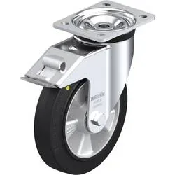 Blickle 845267 LK-ALEV 200K-FI-EL Lenkrolle mit Feststeller Rad-Durchmesser: 200 mm Tragfähigkeit (max.): 500 kg 1 St.