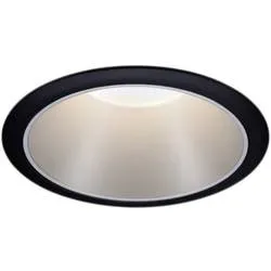 Paulmann 93407 Cole Coin Einbauleuchte LED 6 W Schwarz, Silber
