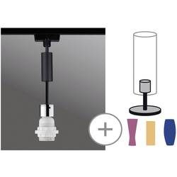 Paulmann Urail Hochvolt-Schienensystem-Leuchte 1phasig E27 20 W LED Schwarz (matt), Chrom