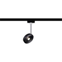 Paulmann Discus Hochvolt-Schienensystem-Leuchte URail LED fest eingebaut 5 W LED Schwarz (matt), Chrom