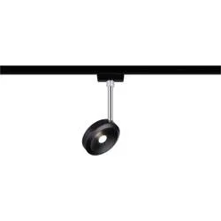 Paulmann Discus Hochvolt-Schienensystem-Leuchte URail LED fest eingebaut 5 W LED Schwarz (matt), Chrom
