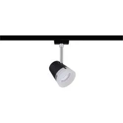 Paulmann Cone Hochvolt-Schienensystem-Leuchte URail GU10 Schwarz (matt), Chrom