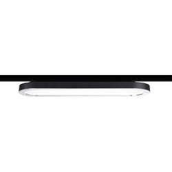 Paulmann Panel Loop Hochvolt-Schienensystem-Leuchte URail LED fest eingebaut 7 W LED Schwarz (matt), Chrom