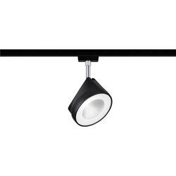 Paulmann Arena Hochvolt-Schienensystem-Leuchte URail LED fest eingebaut 14 W LED Schwarz (matt), Chrom