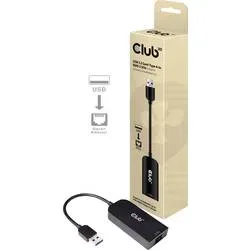 Club3D -  USB 3.2 Gen1 Type A auf RJ45 2.5Gbps Netzwerk-Adapter, Multicolor