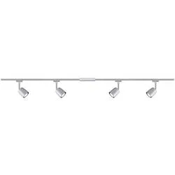 Paulmann Cover Schienen-Komplett-System URail GU10 40 W LED Chrom, Chrom (matt)