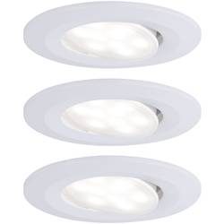 Paulmann Calla LED-Bad-Einbauleuchte 3er Set 18 W IP65 Weiß (matt)