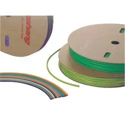 Hongshang ART002423 Schrumpfschlauch ohne Kleber Transparent 2.40 mm 1.20 mm Schrumpfrate:2:1 Meterware