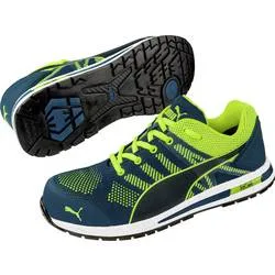 Puma - Sicherheitsschuh Elevate Knit Green Low S1P ESD HRO SRC, für Damen, Multicolor, Größe 39