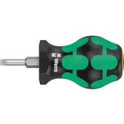 Wera 335 Stubby Universal Schlitz-Schraubendreher Klingenbreite: 4 mm Klingenlänge: 25 mm