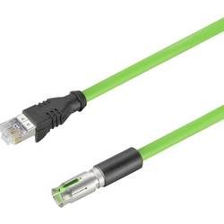Weidmüller 2503740050 Sensor-/Aktor-Datensteckverbinder, konfektioniert Buchse, gerade 0.5 m Polzahl: 8 1 St.