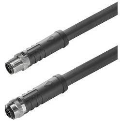 Weidmüller 2050270250 Sensor-/Aktor-Steckverbinder, konfektioniert M12 Stecker, gerade, Buchse, gerade 2.5 m Polzahl: 4