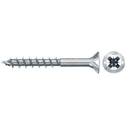 Fischer Power-Fast II 670092 Spanplattenschrauben 3.5 mm 30 mm Kreuzschlitz Pozidriv Stahl galvanisch verzinkt 200 St.