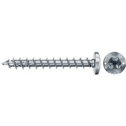 Fischer Power-Fast II 670103 Spanplattenschrauben 3.5 mm 35 mm T-Profil Stahl galvanisch verzinkt 200 St.