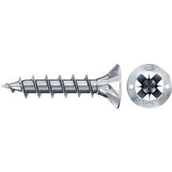 Fischer Power-Fast II 670139 Spanplattenschrauben 3.5 mm 16 mm Kreuzschlitz Pozidriv Stahl galvanisch verzinkt 1000 St.