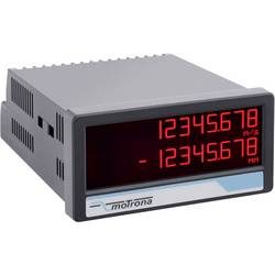 Motrona MX350/CO Digitales Einbaumessgerät Doppelanzeige Tachometer/position mit zusätzlichem Analogausgang und