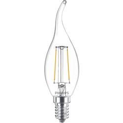 Philips LED 76319000 LED EEK E (A - G) E14 Kerzenform 2 W = 25 W Warmweiß (Ø x H) 3.5 cm x 12.3 cm Filament 1 St.