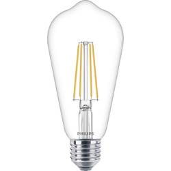 Philips LED 76305300 LED EEK E (A - G) E27 Spezialform 7 W = 60 W Warmweiß (Ø x L) 6.4 cm x 14 cm 1 St.